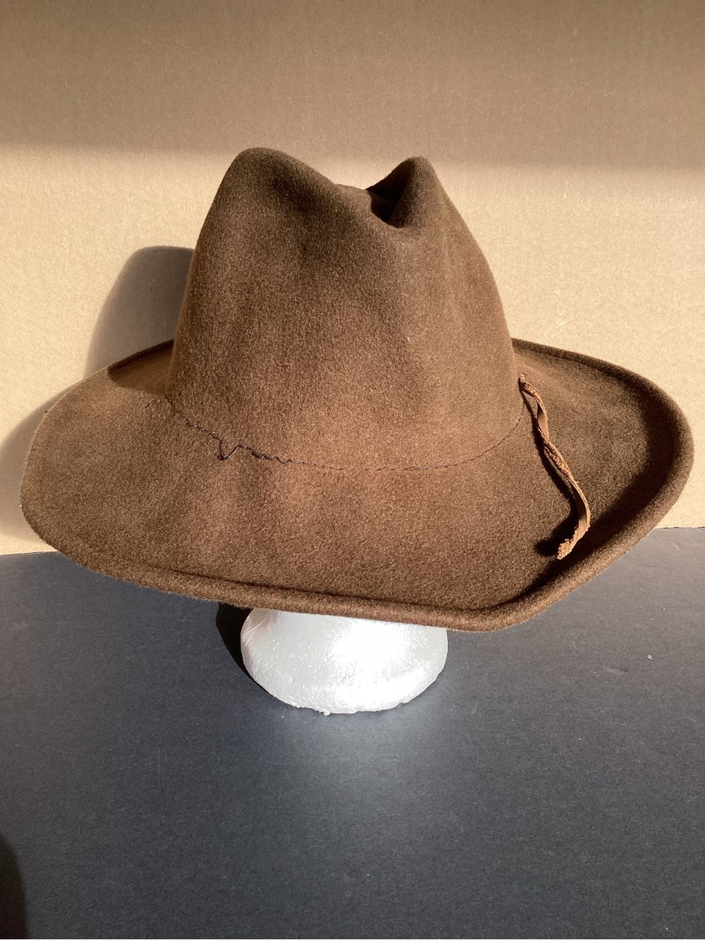 Stetson crushable 100% wool western hat Gus made in USA Union made